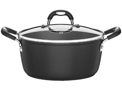 Caçarola Tramontina Mônaco Induction Antiaderente Tampa de Vidro 28CM