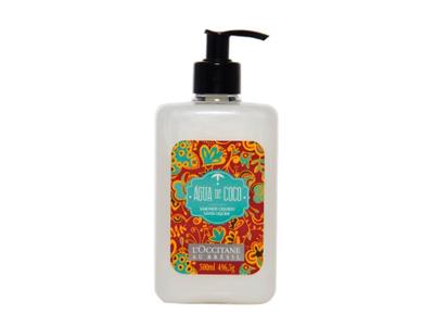 Sabonete Líquido para as Mãos L'Occitane au Brésil Água de Coco 500ML