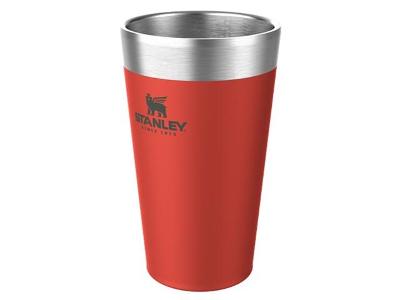 Copo Térmico de Cerveja sem Tampa Stanley Flame Red 473ML