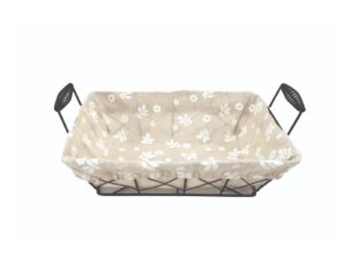 Cesta Reta Mundiart com Alça 26x19/8cm