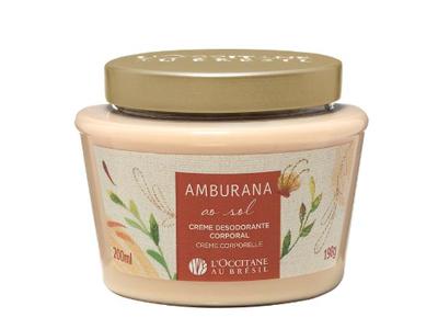 Creme Desodorante Corporal L'Occitane au Brésil Amburana ao Sol 200ML