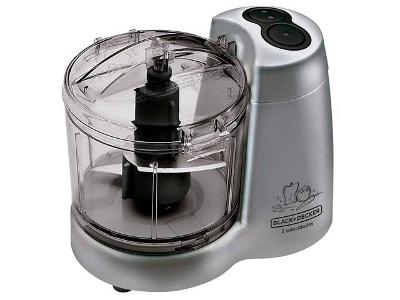 Mini Processador Black&Decker HC32P 120W - Prata