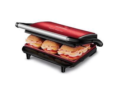 Press Grill Mondial Red Ceramic PG-01-RC Vermelho 110V