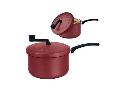 Pipoqueira Alumínio 20Cm Antiaderente Cereja Magnific
