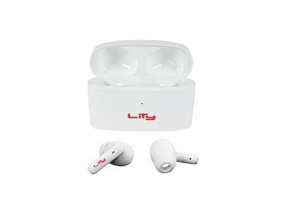 Fone Bluetooth 5.3 Cancelamento de Ruído Ambiente TWS Lity Branco T12
