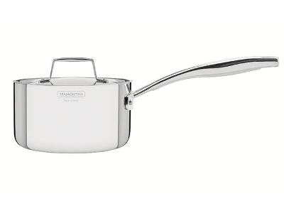 Panela Tramontina Grano em Aço Inox com Tampa e Cabo 18 cm 2,2 L