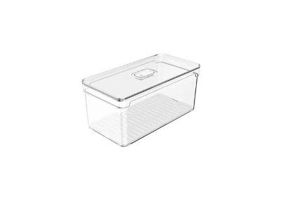 Organizador de Geladeira OU com Tampa Clear Fresh Natural 5 Litros