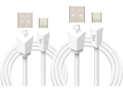 Kit de Cabos ELG USB Tipo-C 2.0 1M + 2M Reversível P