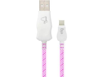 Cabo Iluminado ELG Led USB Tipo-C 3A 15W