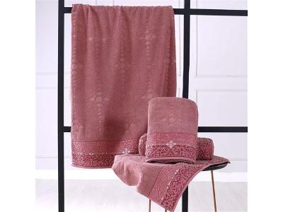 Toalha de Banho Hiper Têxtil Ornare Cassis 70 x 140 cm