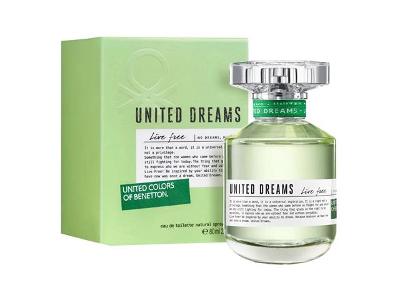 Perfume Feminino United Dreams Live Free Benetton Eau de Toilette 80ml