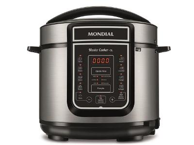 Panela Elétrica de Pressão Mondial Digital Master Cooker PE-38 5 Litros – Preto