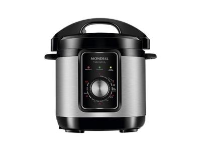 Panela de Pressão Elétrica Mondial PE-47 Pratic Cook 3L - Inox