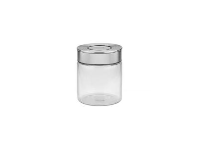Pote de Vidro Tramontina Purezza com Tampa de Aço Inox 10 cm 700ML
