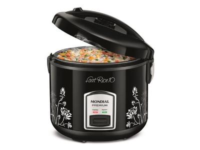 Panela Elétrica de Arroz Mondial PE-44-10X Fast Rice 10 Xícaras 110V