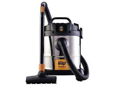 Aspirador de PÃ³ e Ãgua Wap 1400W - GTW 12 Preto e Prata