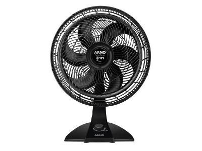 Ventilador de Mesa Arno VF42 Turbo Force 2 em 1 Preto 40CM 