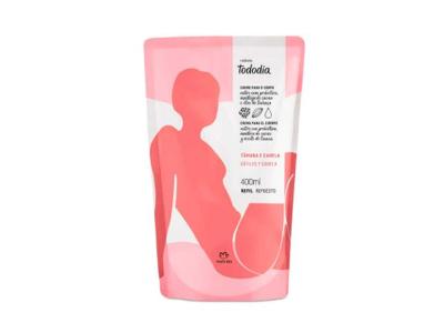 Refil Creme Desodorante Corpo Natura TodoDia Tâmara e Canela 400ML