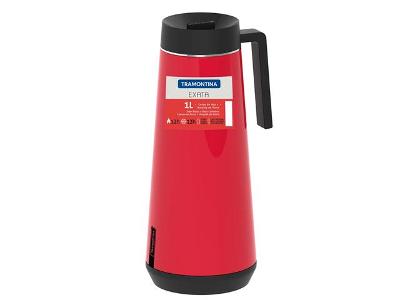 Bule Térmico Exata Tramontina com Infusor Vermelho 1 Litro