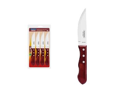 Conjunto de Facas para Churrasco Jumbo Tramontina Vermelho 4 Peças