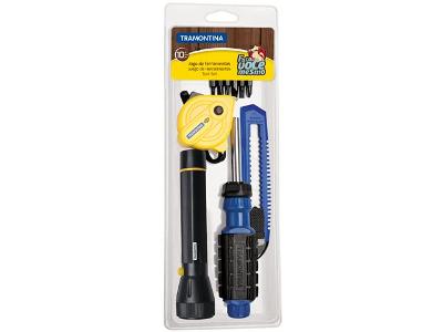 Kit de Ferramentas com Lanterna Tramontina 10 peças