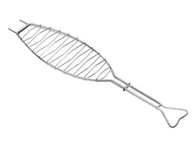 Grelha para Churrasco de Peixe Tramontina em Aço Inox 71,3 cm