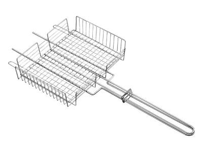 Grelha para Churrasco para Legumes Tramontina em Aço Inox 70 cm