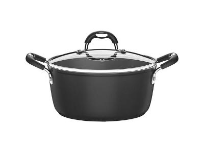 Caçarola Tramontina Mônaco Induction Antiaderente Tampa de Vidro 22CM