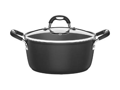 Caçarola Tramontina Mônaco Induction Antiaderente Tampa de Vidro 24CM