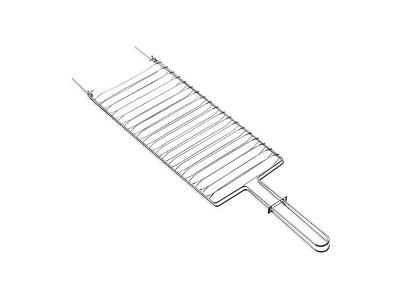Grelha Tramontina Churrasco em Aço Inox 31x18 cm