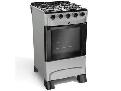 Fogão Mueller Titânio 4 Bocas com mesa esmaltada MFI4BC