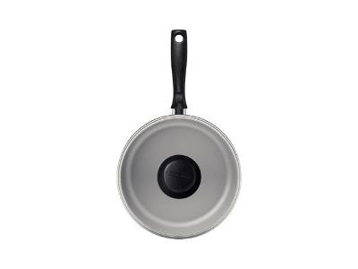 Frigideira Reta Tramontina Turim Cinza com Tampa de Vidro 22cm 1,7L