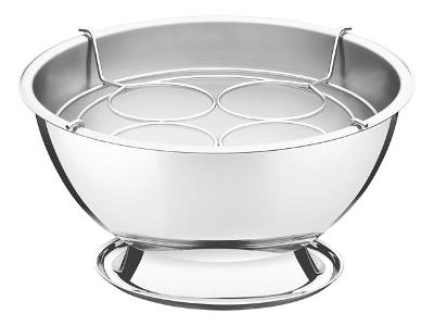 Balde para Gelo com Suporte para 4 Garrafas Tramontina Aço Inox
