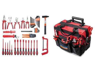 Bolsa com Ferramentas Tramontina PRO Eletricista IEC 50 Peças