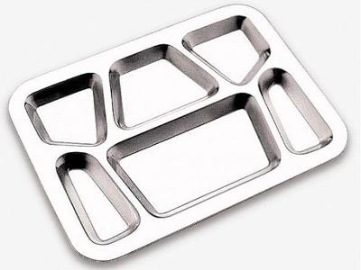 Bandeja Saps Tramontina Aço Inox 6 Divisões