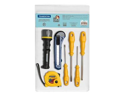 Kit de Ferramentas com Lanterna Tramontina 7 peças