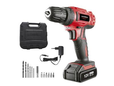 Parafusadeira e Furadeira Mondial FPF-06M Bateria 12V Bivolt