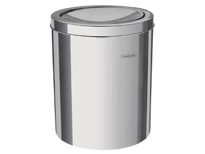 Lixeira com Tampa Tramontina Basculante Swing Inox 5 L