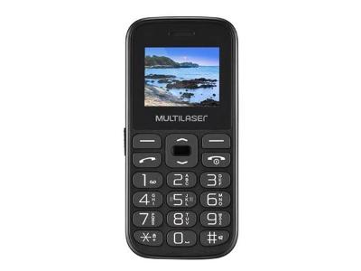 Celular Multilaser P9120 Vita Dual Chip 2G USB Bluetooth Preto 1.8"