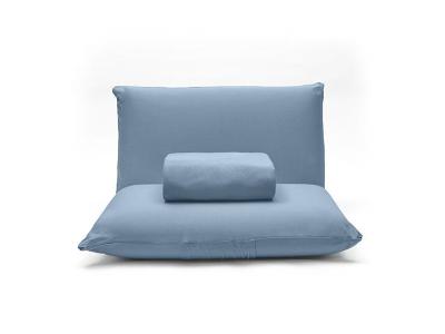 Jogo de Cama Queen Buettner Basic Rolinho Jeans 3 Peças