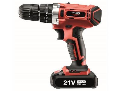 Parafusadeira e Furadeira Mondial PF-09M Bateria 21V Bivolt