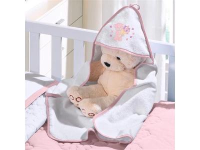 Toalha com Capuz Buettner Baby Ursinha Carinhosa Rosa
