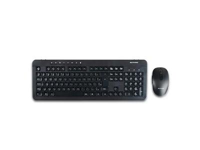 Teclado e Mouse Multilaser Sem Fio Recarregável 2.4ghz USB Preto TC250