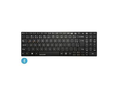 Teclado Multilaser Slim sem Fio Bluetooth Preto TC220