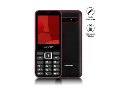 Celular UP Max Multilaser Dual Chip Bluetooth Câmera 0.8MP Preto P9135