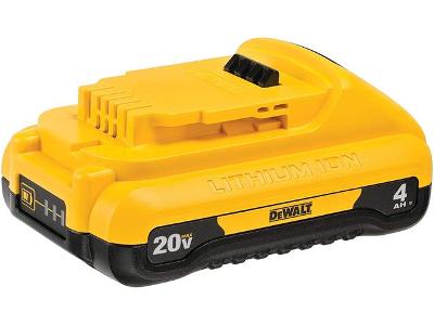 Bateria Compacta Dewalt 4Ah 20V Max Li-Ion XR DCB240-B3