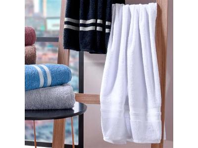 Toalha de Banho Hiper Têxtil Oasis Branco 70 x 140 cm