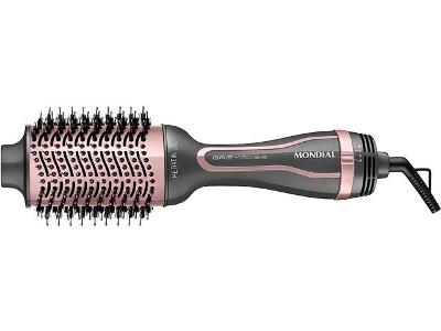 Escova Secadora Keratin Mondial Grafite/Golden 1200W Bivolt ES-11-BI