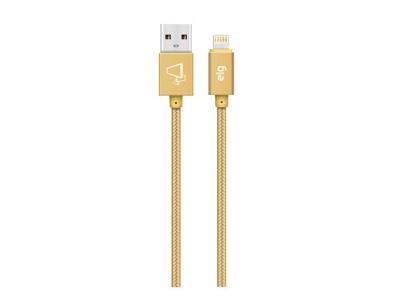 Cabo ELG Lightning Flat Em Tecido Trançado Nylon Reforçado L820BG