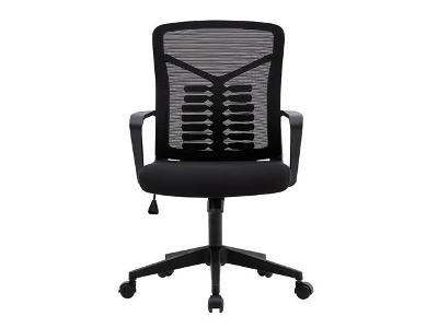 Cadeira de Escritorio ELG Leap Plus Giratoria Ajuste Altura Preta